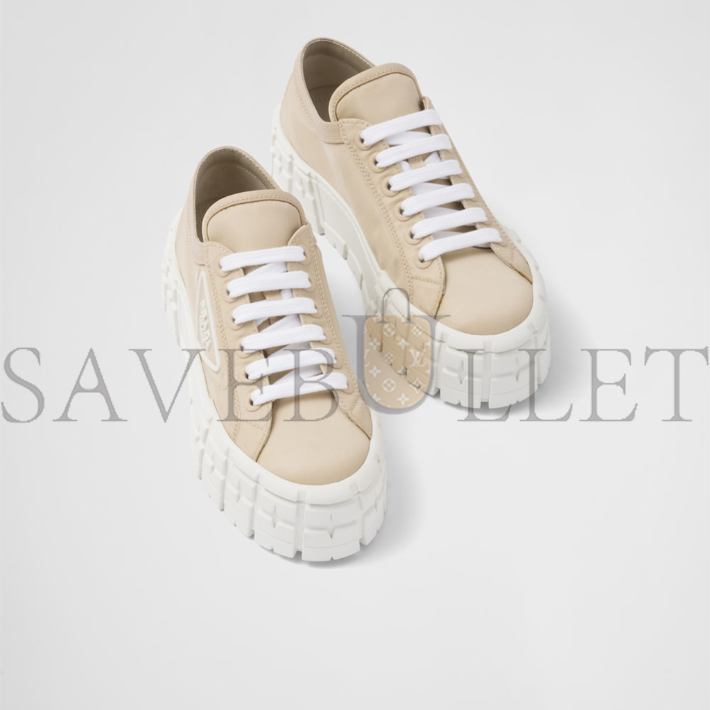 PRADA DOUBLE WHEEL RE-NYLON GABARDINE SNEAKERS 1E260M PRADA DOUBLE WHEEL RE-NYLON GABARDINE SNEAKERS 1E260M